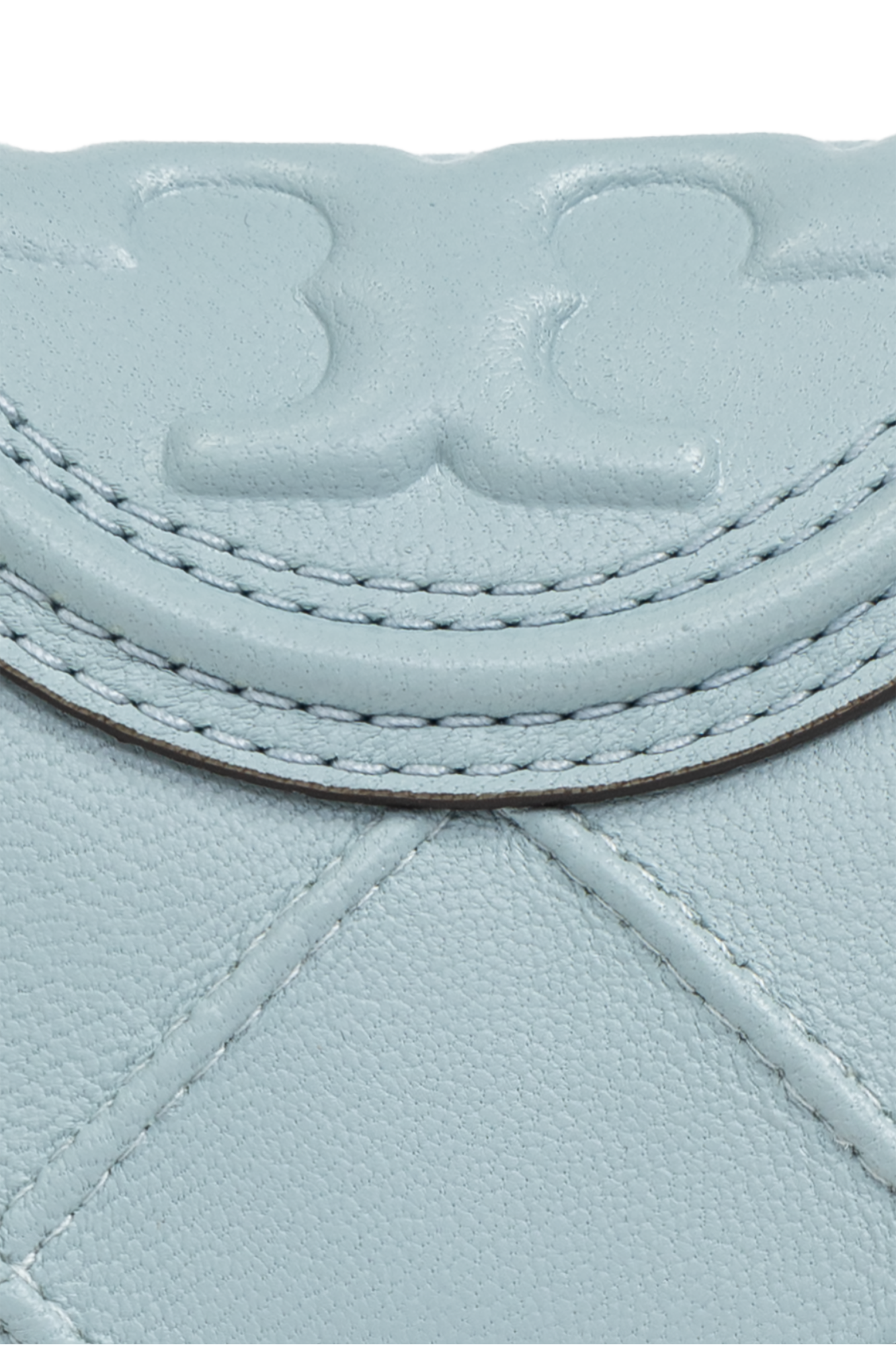 Light blue Leather wallet Fleming Tory Burch - Vitkac AS